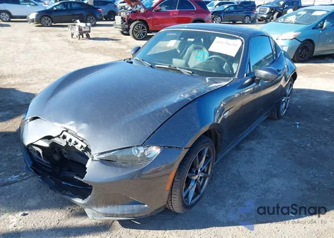 2018 Mazda Mx-5 Miata Rf Grand Touring из США, поврежденный, VIN JM1NDAM76J0203600